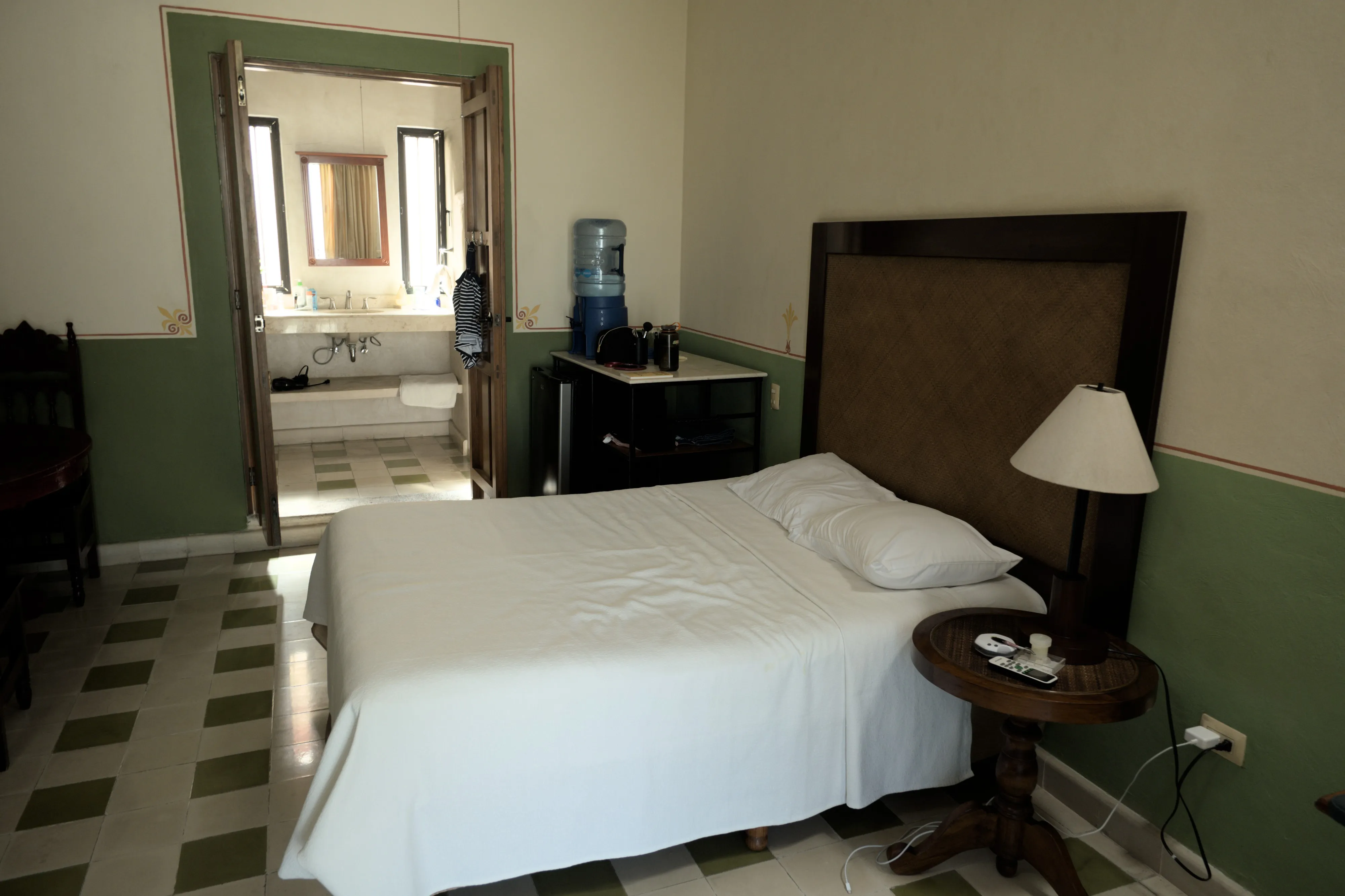 The hotel where our writing group stayed (my room)